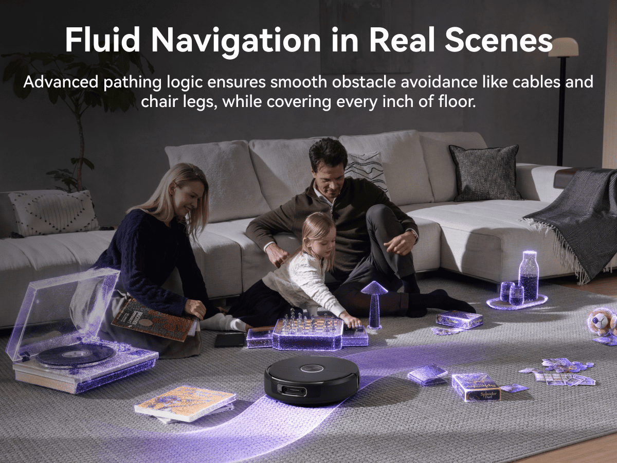Fluid Navigation in Real Scenes