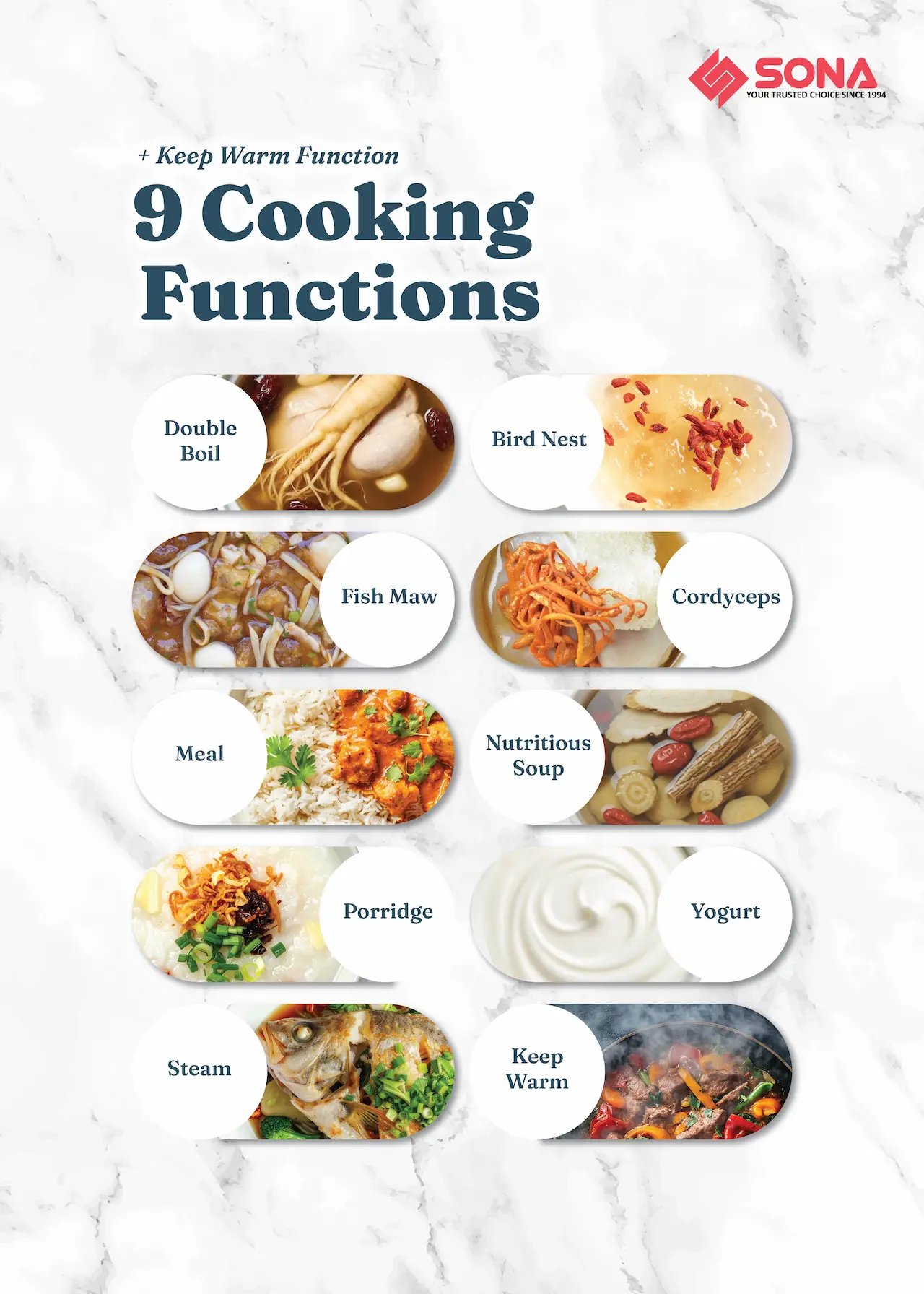 9 Cooking Functions