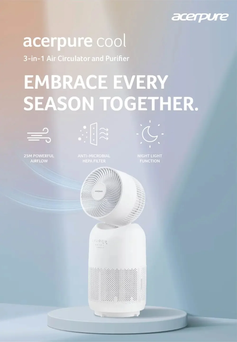 acerpure cool 3-in-1 Air Circulator and Purifier