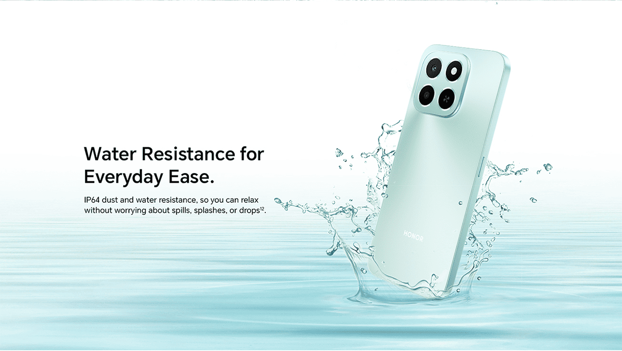 Water Resistance for Everyday Ease.