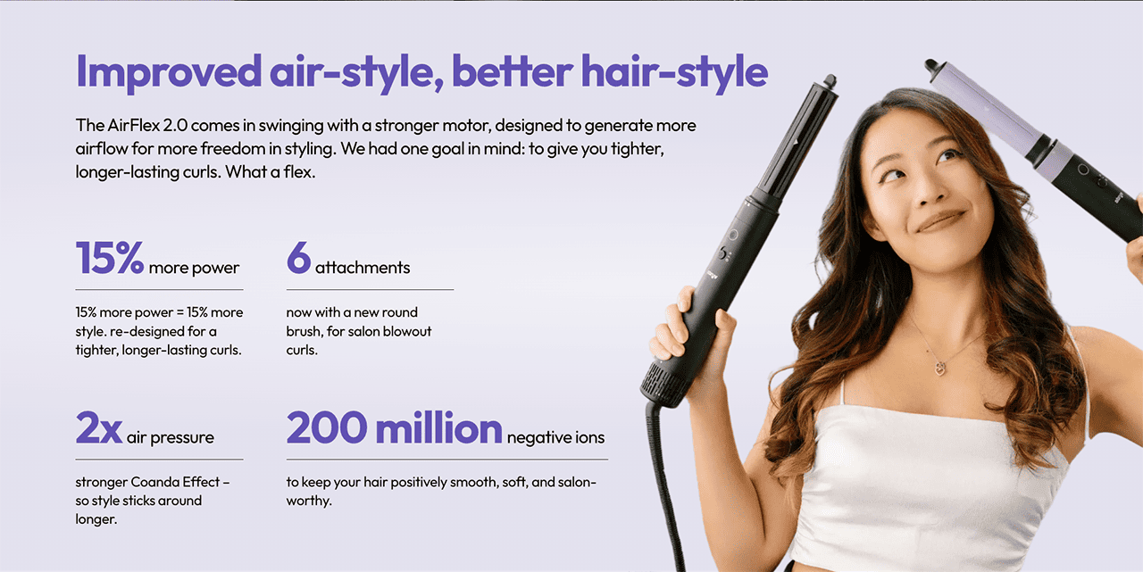 Improved air-style, better hair-style