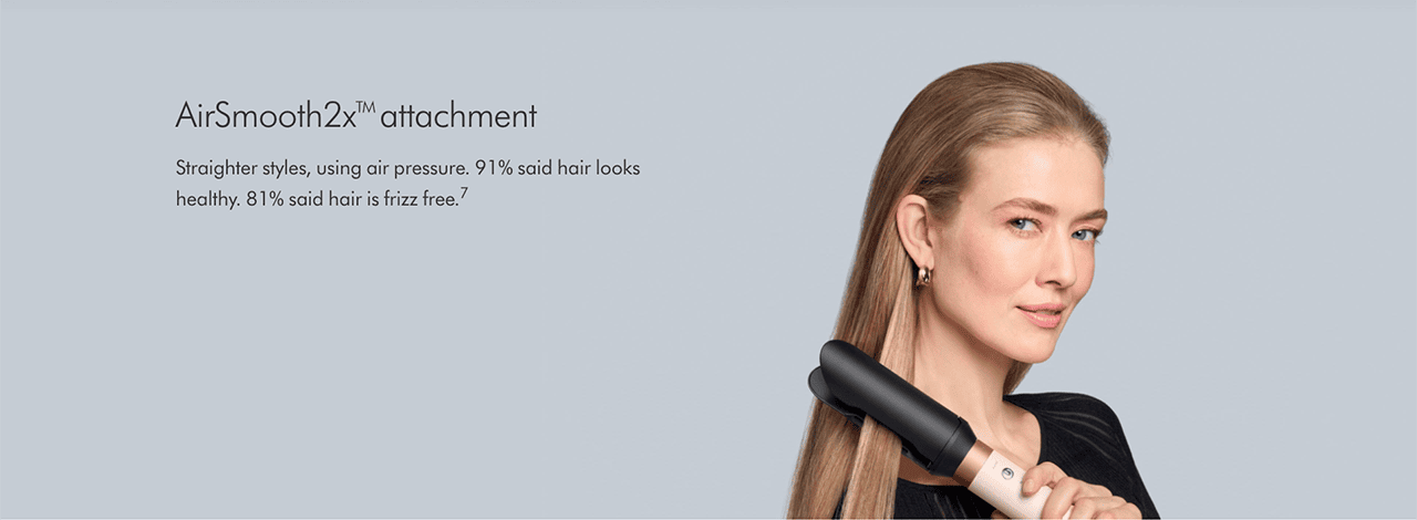 AirSmooth2x™ attachment