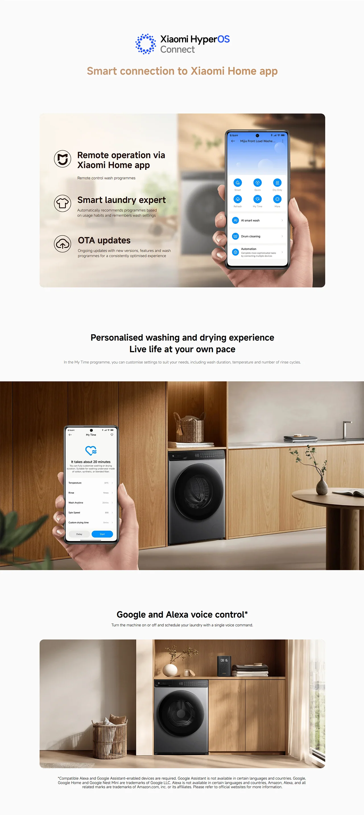 Smart connection to Xiaomi Home app