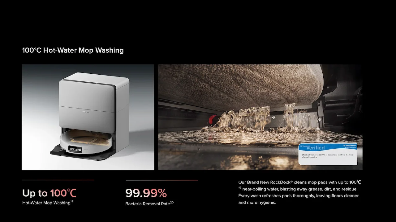 100°C Hot-Water Mop Washing