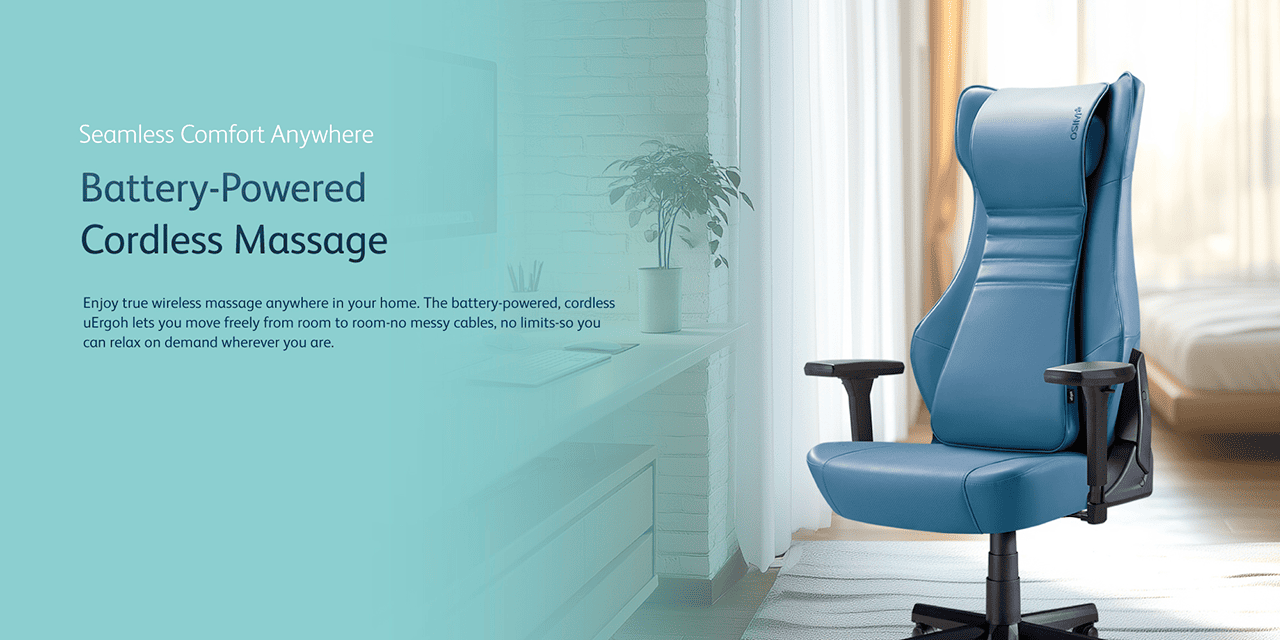 Seamless Comfort Anywhere Battery-Powered Cordless Massage