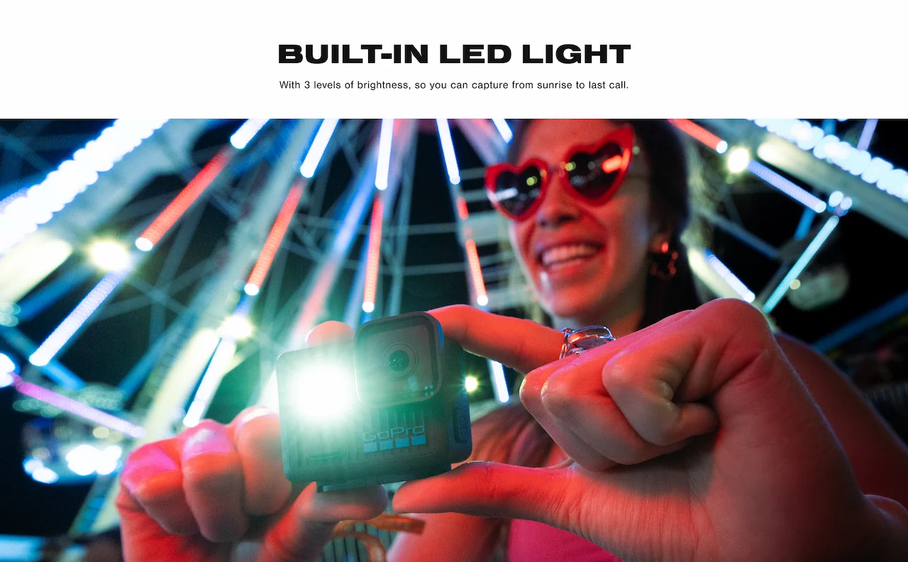 BUILT-IN LED LIGHT