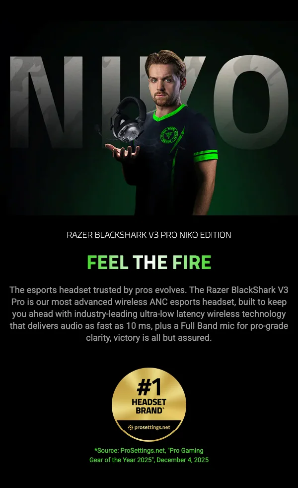 RAZER BLACKSHARK V3 PRO NIKO EDITION