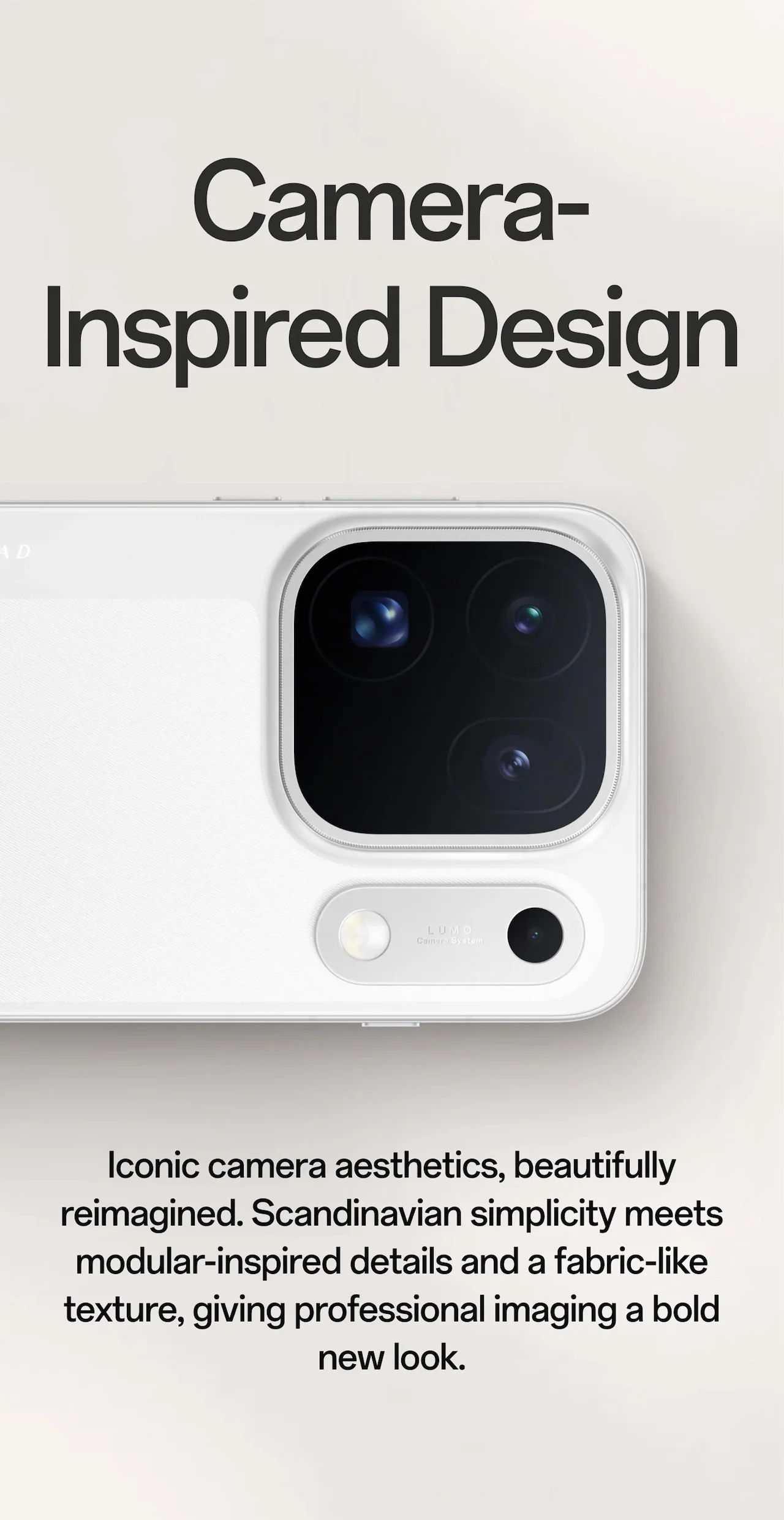 Camera-Inspired Design