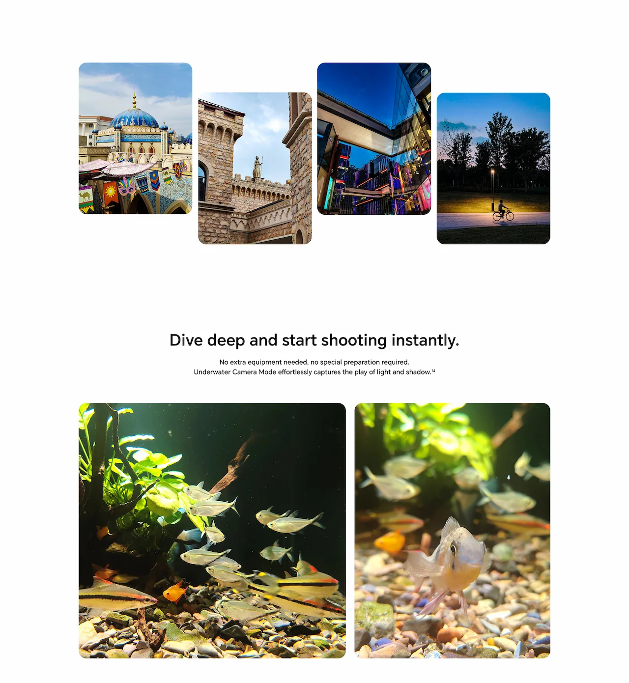 Dive deep and start shooting instantly.