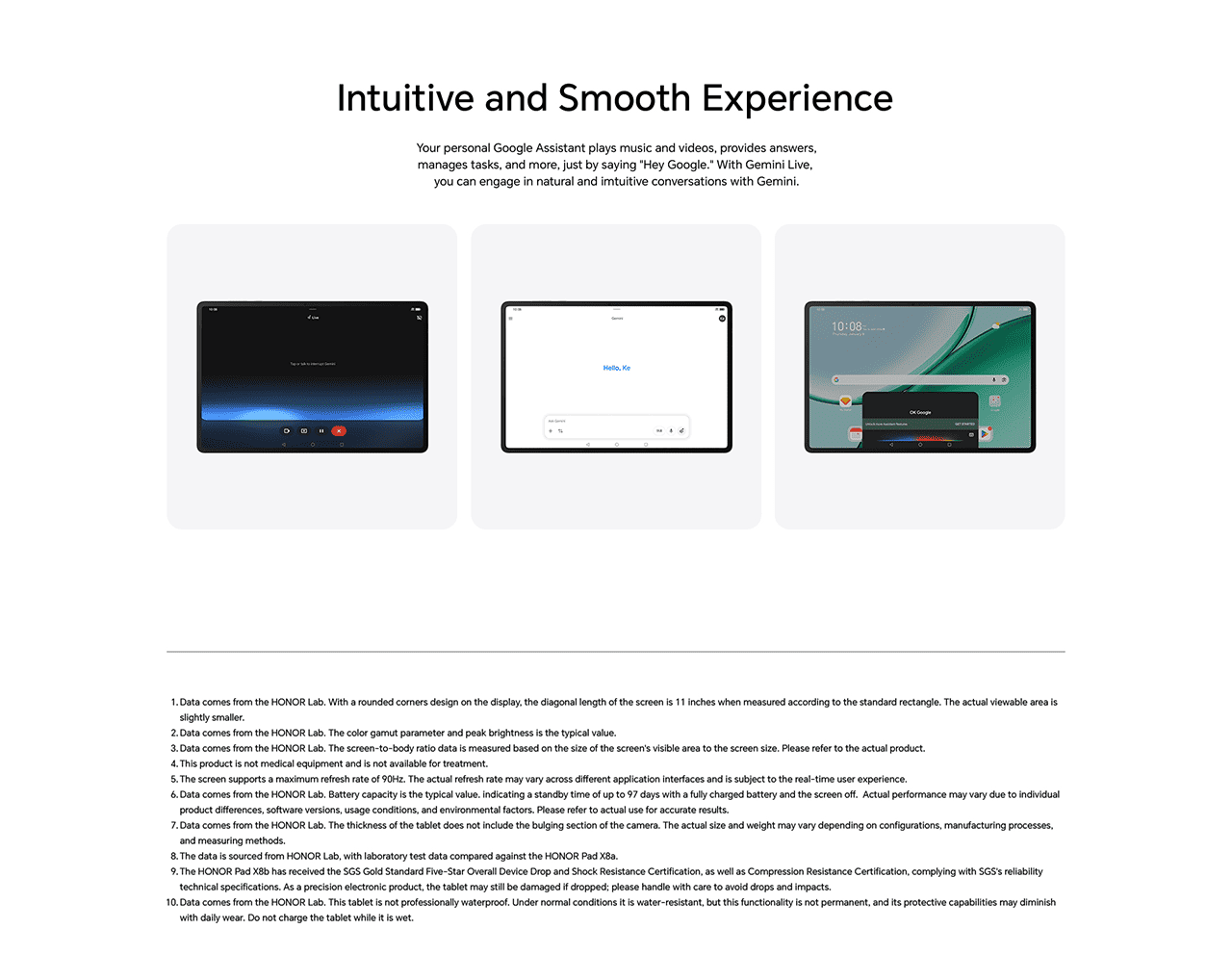 Intuitive and Smooth Experience