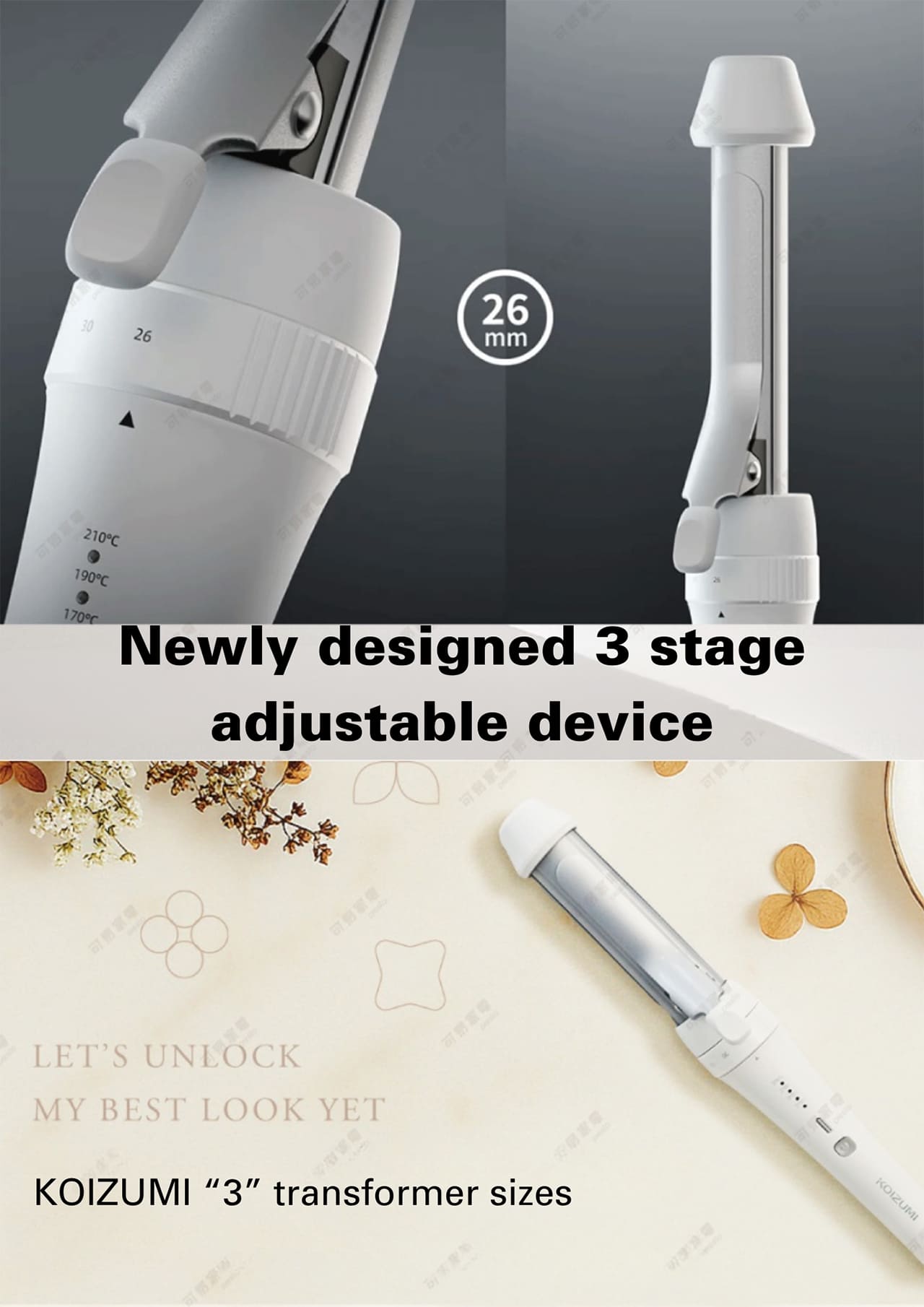 Newly designed 3 stage adjustable device
