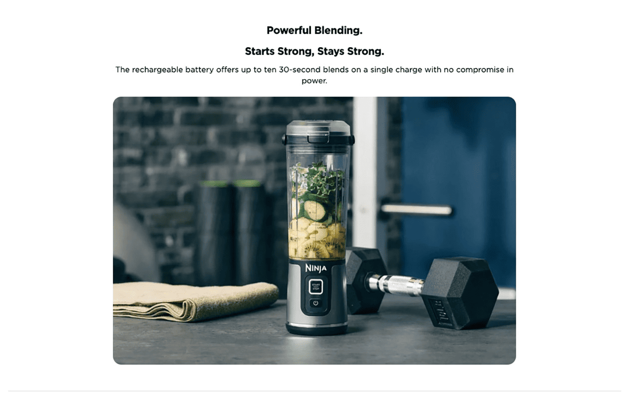 Powerful Blending. Starts Strong, Stays Strong.