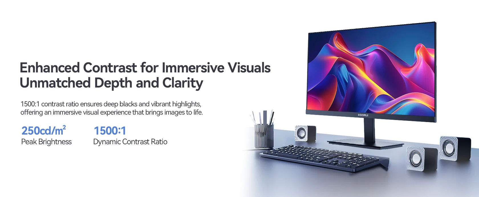 Enhanced Contrast for Immersive Visuals Unmatched Depth and Clarity