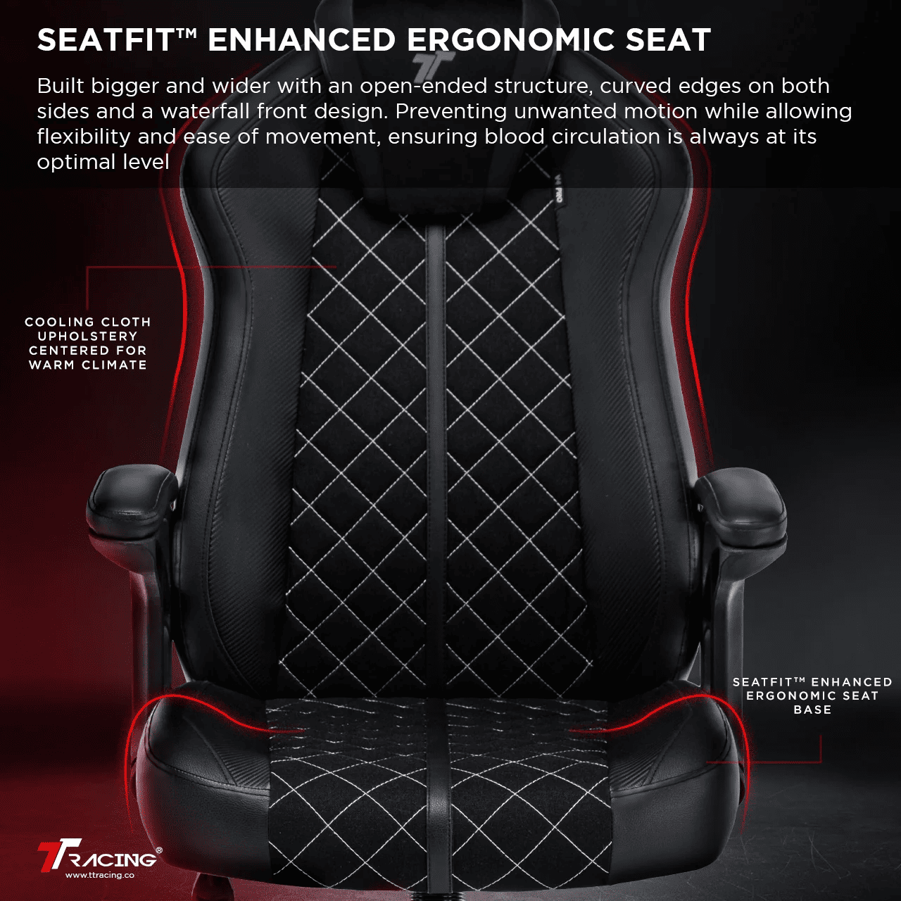 SEATFIT™ ENHANCED ERGONOMIC SEAT